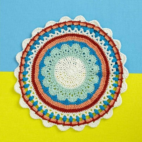 Karin Bloemen Placemat Garenpakket