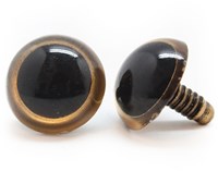 Plastic veiligheidsogen basic 008 Goud 30mm