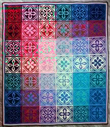 Burst of Joy Deken Garen- & Haakpakket Colour Crafter - Anke Wintermans