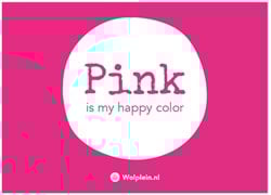 Pink Label Ansichtkaart