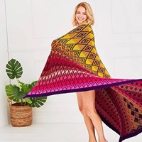 Queen Blanket (groot) CAL Garenpakket 3 Oceania-3