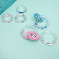 Go Handmade Rammelring Grijs 63mm-2