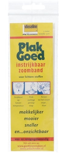 Antex Plakgoed Tweezijdig Strijkbaar Zoomvlies 20 mm x 5 meter 020
