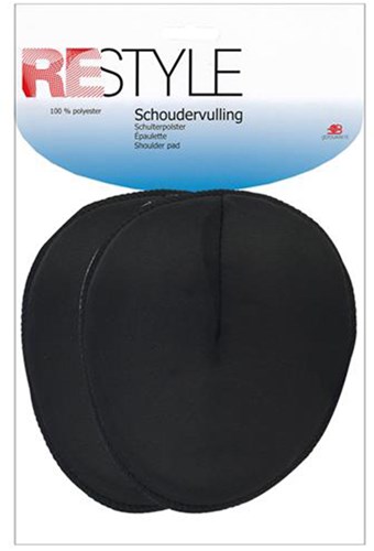Restyle Schoudervulling Raglan 10mm Dik 000 Zwart