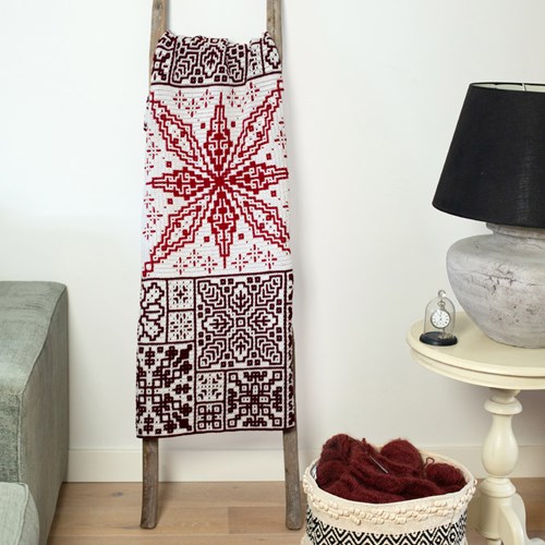Scrappiness Claret/Burgundy/Hint of silver Haakpakket - Inclusief Digitaal Patroon-2