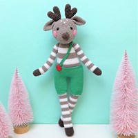 Rendier Dakota Amigurumi Haakpakket - Inclusief Digitaal Patroon-3