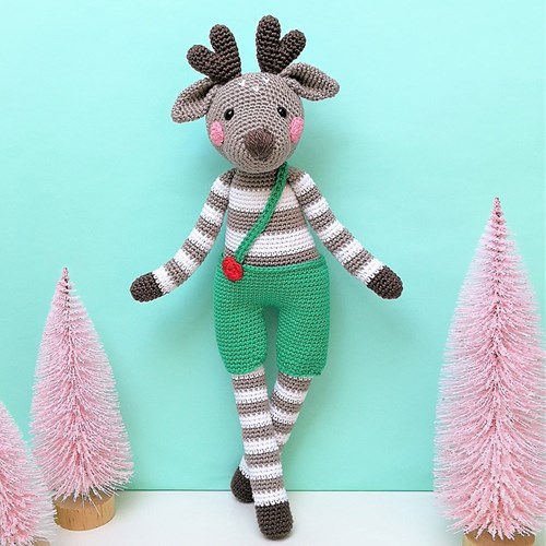Rendier Dakota Amigurumi Haakpakket - Inclusief Digitaal Patroon-3