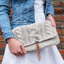Breipatroon RibbonXL Kabel Clutch Chibuya