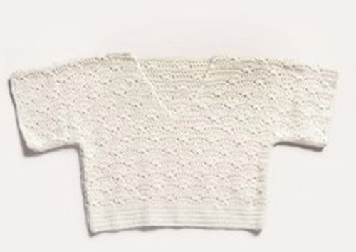 Essentials Organic Cotton DK Topje Haakpakket 01 122/128 Cream