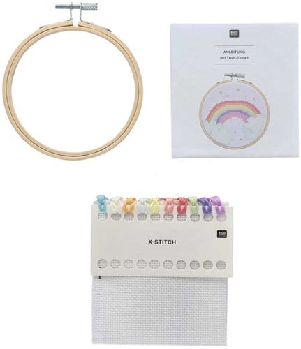 Rico Mini Kit Regenboog Borduurpakket-2