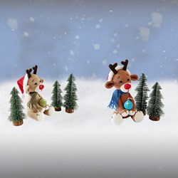 Kerstknuffel Roxy en Robbie Must-have Garen en Haakpakket