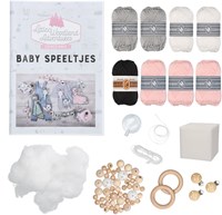 DenDennis Babyspeeltje Haakpakket Roze-3