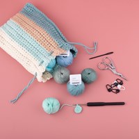 Yarn and Colors Ruffle Pouch Haakpakket 072 Glass