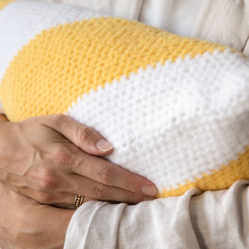 Felt-it Strepen kussen Haakpakket 002