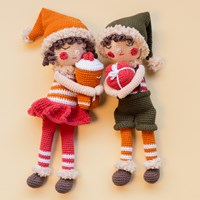 Kerst Elfje Meisje Haakpakket-3