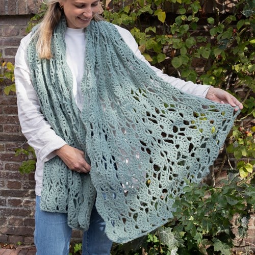Felt-it Ajour sjaal Haakpakket