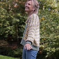 Felt-it Granny Stripe vest Haakpakket 055 Misty Green s/m-3