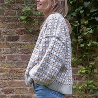 Felt-it Granny Stripe vest Haakpakket 020 Misty Grey s/m-3