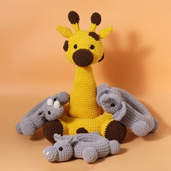 YarnZoo Safari Stapeltoren Garen en Haakpakket