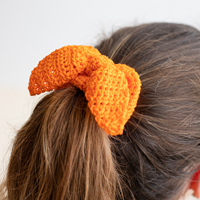 Haakpatroon Scrunchie Koningsdag Oranje
