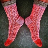 Breipatroon Sweet Candy Socks