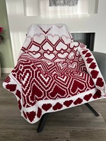 Anneke den Outer - Fading Hearts Interlocking Garenpakket -  Exclusief Patroon