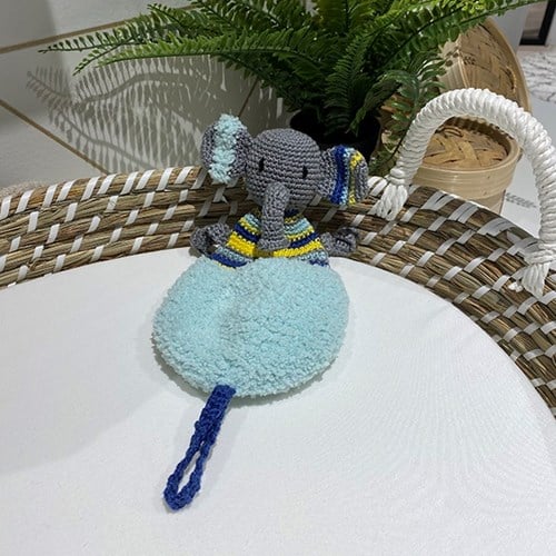 Haakpatroon Knuffeldoekje Olifant-2