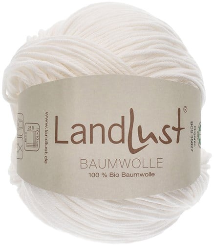 Lana Grossa Landlust Baumwolle Gots 004 Wit-2