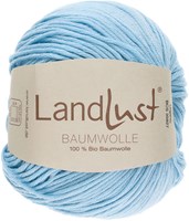 Lana Grossa Landlust Baumwolle Gots 011 Lichtblauw-2