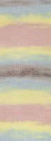 Lana Grossa Silkhair Haze Print 1210 Light Blue / Yellow / Pink / Blackberry-3