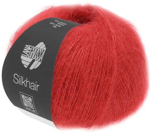 Lana Grossa Silkhair 008 Kersen Rood
