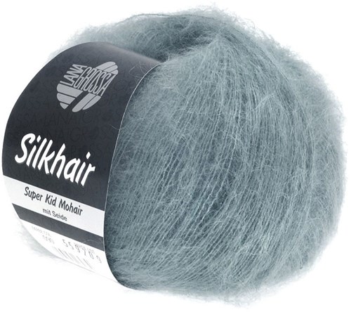 Lana Grossa Silkhair 094 Grafiet Grijs