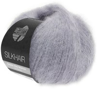 Lana Grossa Silkhair 119 Grijs Paars