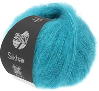 Lana Grossa Silkhair 151 Lagune Blauw