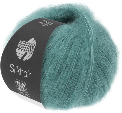 Lana Grossa Silkhair 155 Zeegroen