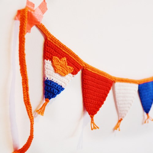 Haakpatroon Slinger koningsdag-2
