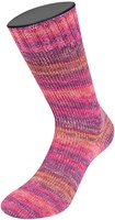 Lana Grossa Meilenweit 100 Seta Piano 3613 Oranje/blauwviolet/roze/aardbei/zalmroze-2
