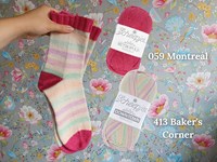 Scheepjes Summer Sock-A-Long Garenpakket Kleuroptie 2 Montreal/Baker's Corner Maat 39-47