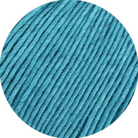 Lana Grossa Solo Lino 075 Turquoise Blauw-2