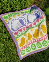 Babyversie Spring into easter blanket Spring Garenpakket-2