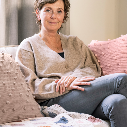 Ariadne at Home Studio: Cursus haken nopjeskussen 02 Rosé