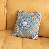 Haakpatroon Flowerful kussen-3