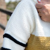 Striped Jumper Color Block Super Amazing Garen- en Haakpakket