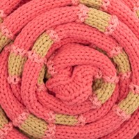 Yarn and Colors Striped Scarf Breipakket 041 Coral