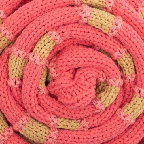 Yarn and Colors Striped Scarf Breipakket 041 Coral