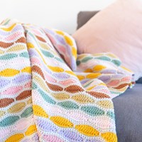 Yarn and Colors Stripy Waves Blanket Haakpakket 026 Satay-2