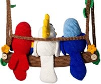 YarnZoo Vogels Haken: 3 vogels op een stokje Haakpakket-2