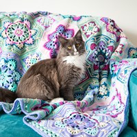 Persian Tiles Janie Crow Lavender Fields Deken Haakpakket-2