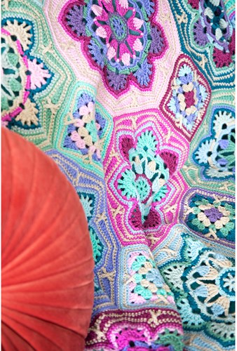 Persian Tiles Janie Crow Lavender Fields Deken Haakpakket-3