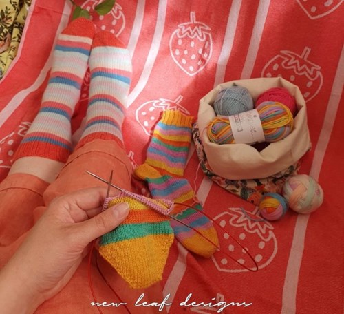 Scheepjes Summer Sock-A-Long Garenpakket Kleuroptie 2 Montreal/Baker's Corner Maat 39-47-2